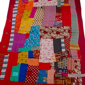 Patchwork kantha quilt