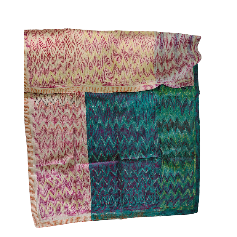 Multicolor Vintage Lahori Kantha