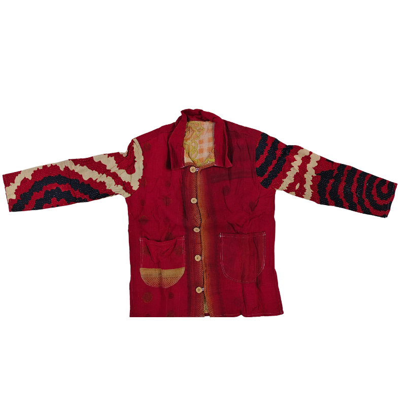 Handmade Kantha Quilt Jacket