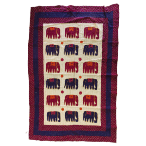 Handmade Cotton Elephant Bedsheet