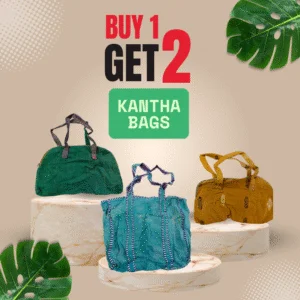 Buy 1 Get 2 Kantha Bags